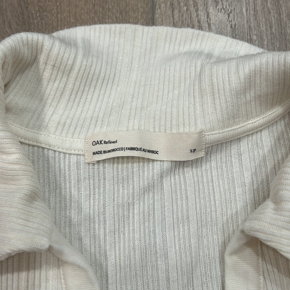 Oak + Fort — short sleeve button top - Picture 2 of 4